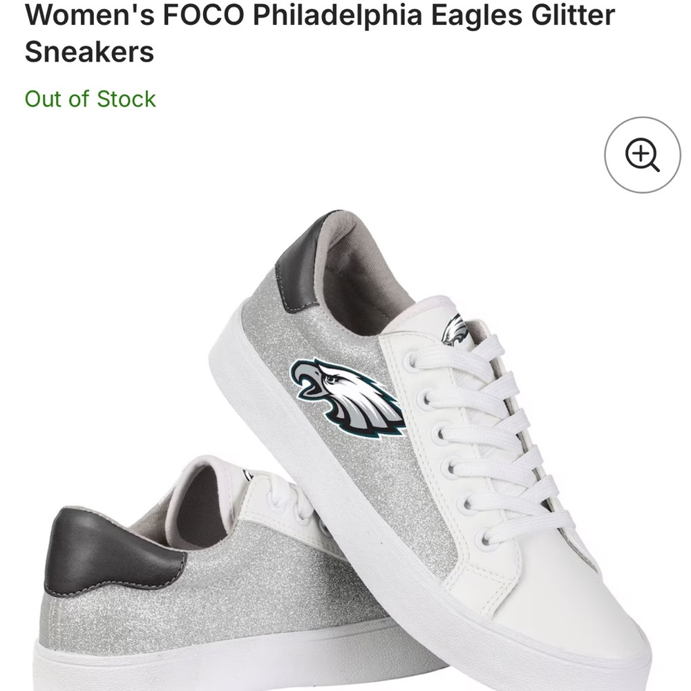 Women's Glitter Sneakers - White and Gray